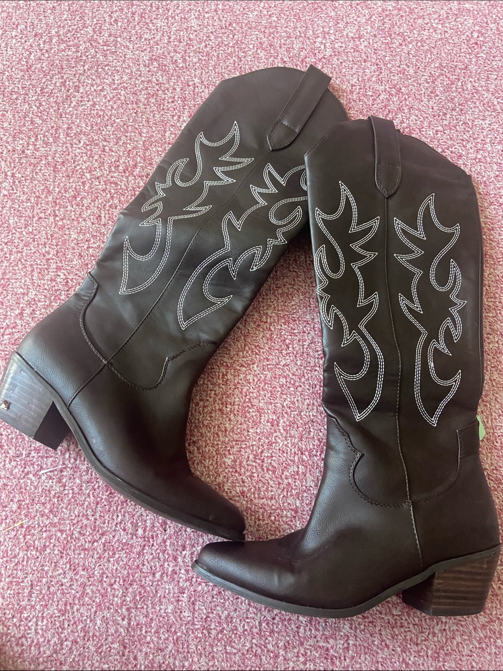 Billini Brown Western Embroidered cowboy boots